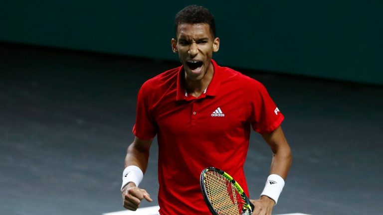 Canada's Felix Auger Aliassime. (AP)