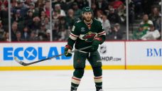 Wild&#8217;s Hartman to have hearing for slew-footing Red Wings&#8217; DeBrincat