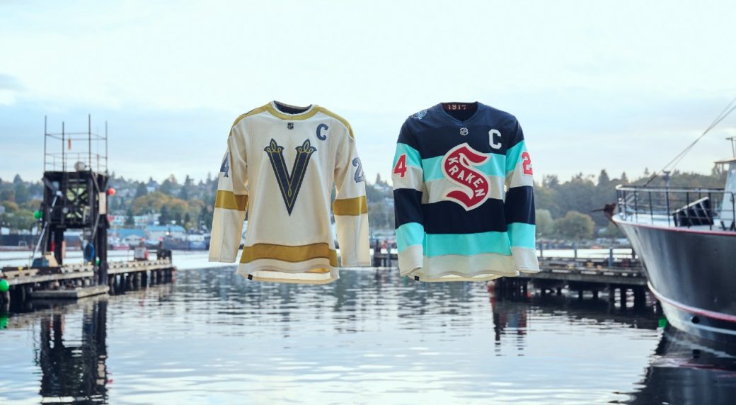 Kraken Golden Knights unveil jerseys for 2024 Winter Classic