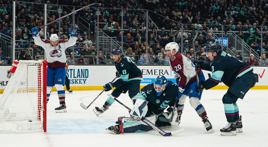 Rantanen, Colton score back-to-back goals in second period, Avalanche beat Kraken