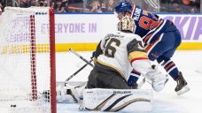 Surging Oilers edge Golden Knights in shootout for third straight win