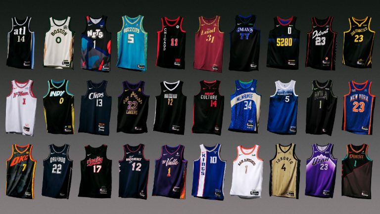 The new NBA City Edition uniforms. (Photo courtesy: NBA)