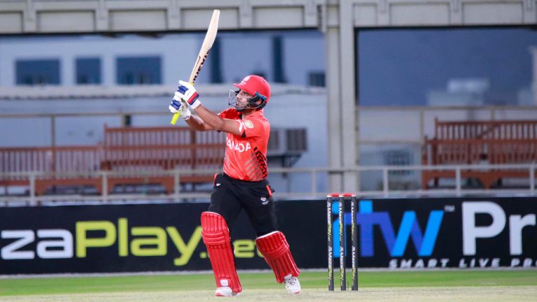 Team Canada cricket captain, Saad Zafar. (Photo courtesy Cricket Canada)