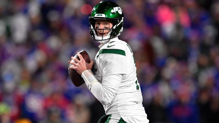 New York Jets quarterback Tim Boyle (7). (Adrian Kraus/AP)