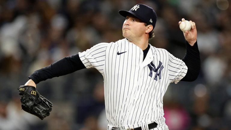 New York Yankees pitcher Zack Britton throws during the sixth inning of the team's baseball game against the Baltimore Orioles on Friday, Sept. 30, 2022, in New York. (Adam Hunger/AP)