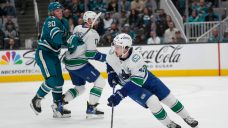 Hoffman scores game-winner as Sharks get revenge against Canucks