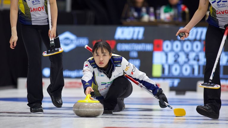 Eun-Ji Gim in action during the KIOTI National on Thursday, Nov. 9, 2023, in Pictou County, N.S. (Anil Mungal/GSOC)