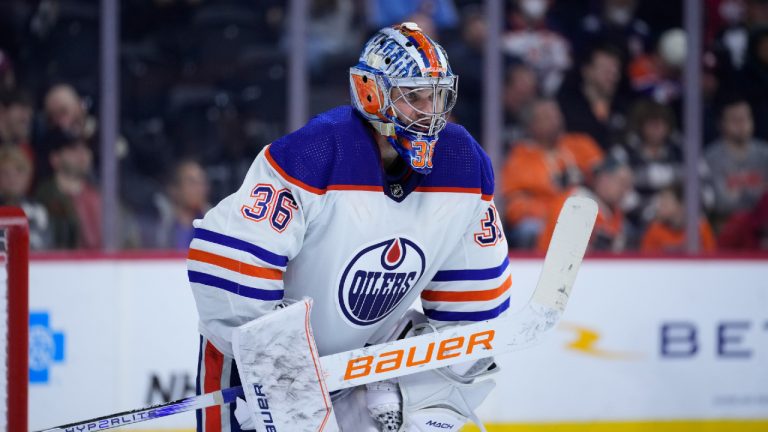 Former Edmonton Oilers goaltender Jack Campbell. (Matt Slocum/AP)