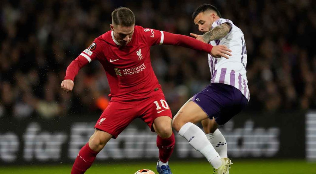 Liverpool loses at Toulouse in Europa League