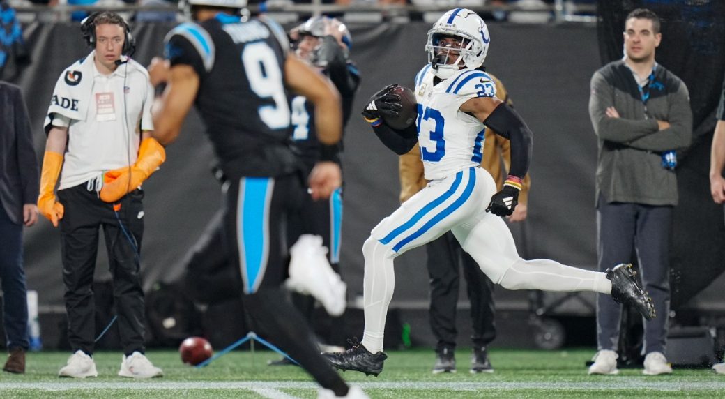 Kenny Moore’s two pick-6s help Colts snap skid with victory over Panthers