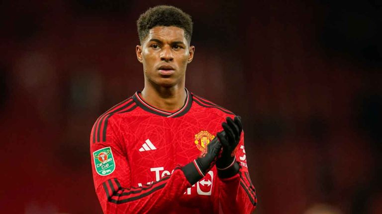 Marcus Rashford fired back at critics who have questioned his commitment to Manchester United. (Dave Thompson/AP)