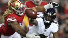 Purdy throws four interceptions as Ravens beat 49ers in battle of top seeds