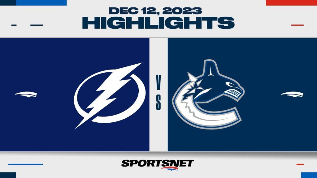 NHL Highlights: Canucks 4, Lightning 1 - BVM Sports