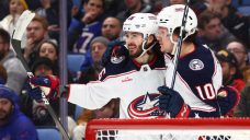 Kirill Marchenko&#8217;s hat trick propels Blue Jackets&#8217; rout of Sabres