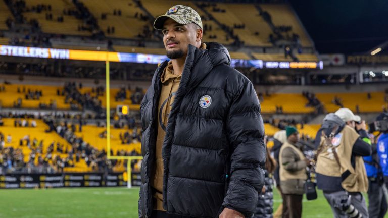 Titans Steelers Football
Pittsburgh Steelers safety Minkah Fitzpatrick (39) walks off the field after an NFL football game, Thursday, Nov. 2, 2023, in Pittsburgh. (Matt Durisko/AP)