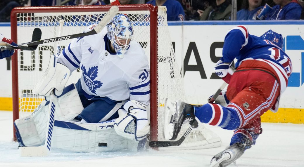 Maple Leafs’ Martin Jones gets the start vs. Rangers; Tavares to be honoured