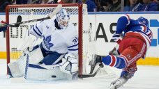 Maple Leafs&#8217; Martin Jones gets the start vs. Rangers; Tavares to be honoured