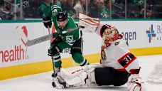 Short-handed Senators can&#8217;t hold off Stars&#8217; third-period comeback