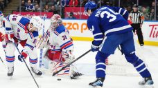 Maple Leafs fall victim to ‘fluky bounces’ and solid Shesterkin