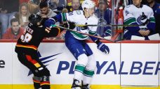 Nikita Zadorov adjusting to life after a month with Canucks