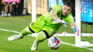 Canadian and Portland Timbers goalkeeper Maxime Crépeau. (Mark J. Terrill/AP)