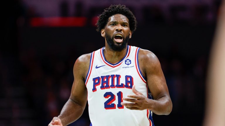 Joel Embiid. (Nell Redmond/AP)