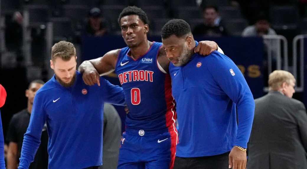 Report Pistons' Jalen Duren to miss two weeks with ankle sprain