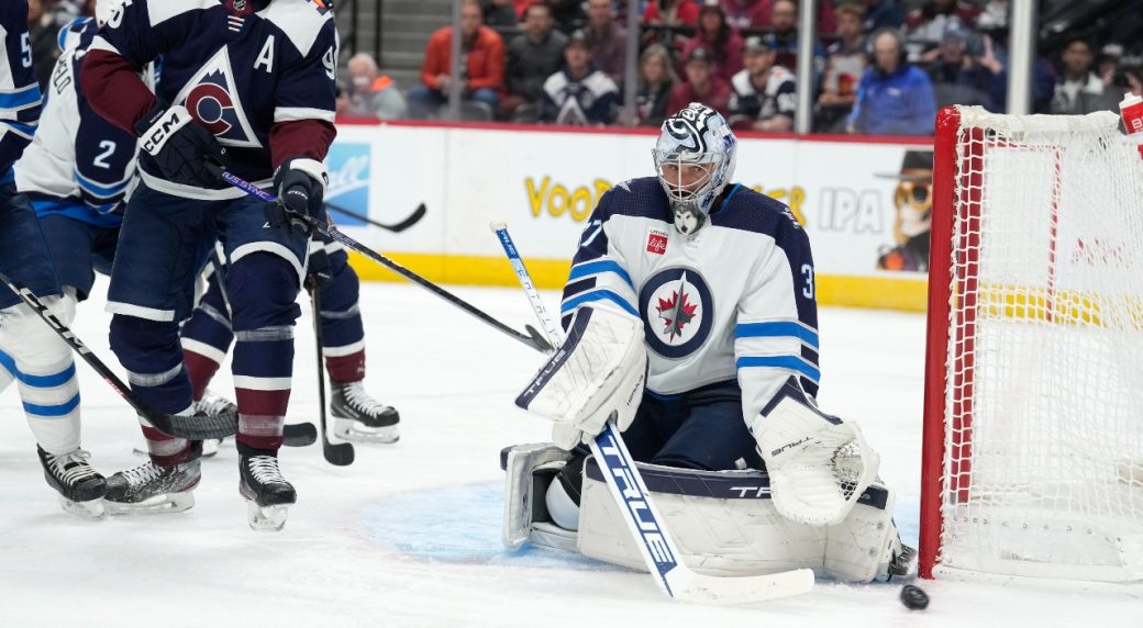 Hellebuyck Picks Up 250th Career Win As Jets Double Up Avalanche