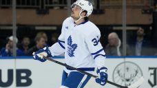 Matthews explodes for four points, ends Maple Leafs&#8217; dads trip on a high