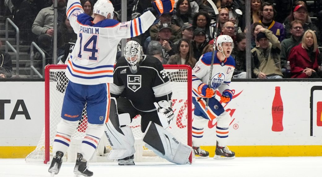 McDavid shines in 600th game as Oilers beat Kings in shootout