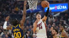 Herro scores 26 points, short-handed Heat beat Warriors for fourth straight win