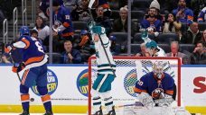 NHL Roundup: Eklund&#8217;s OT goal, Hertl&#8217;s hat trick lift Sharks over Islanders