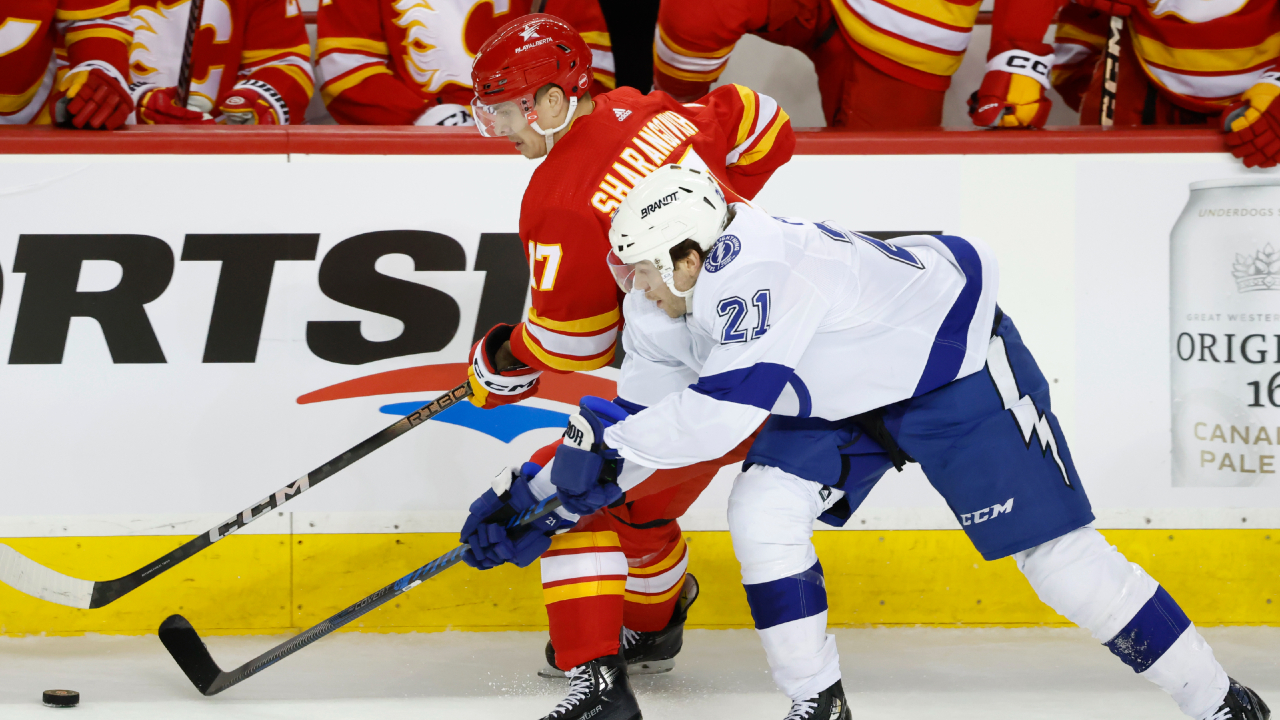 Sharangovich scores again, Flames snap four-game skid in win over Lightning