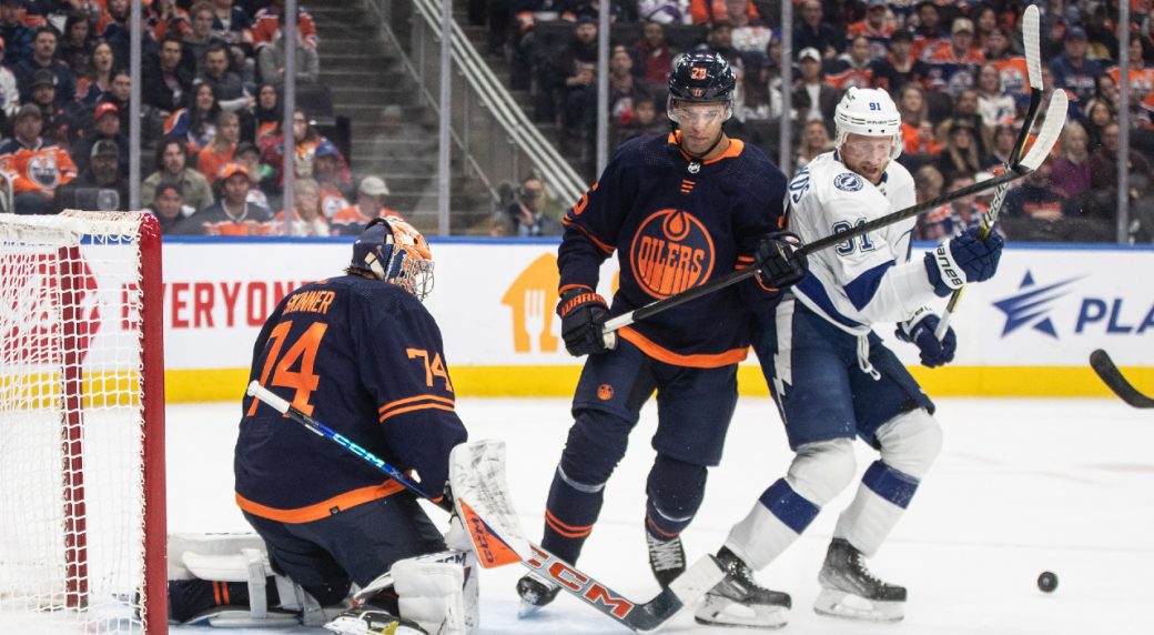 Stamkos Scores Four Goals As Lightning Snap Oilers Eight Game Win Streak