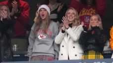 Swift celebrates Christmas Day watching Kelce and Chiefs play Las Vegas