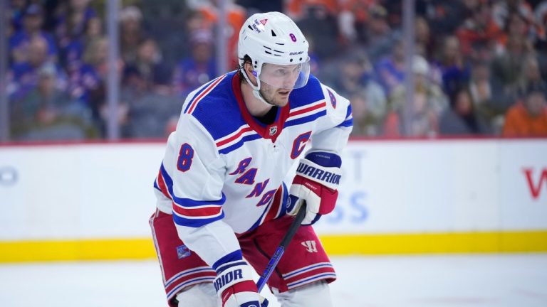 New York Rangers captain Jacob Trouba. (Matt Slocum/AP)