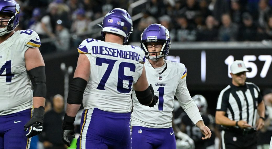 Vikings beat Raiders 3-0 in lowest-scoring NFL game in 16 years