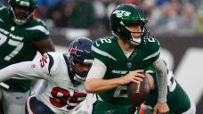 Zach Wilson leads Jets to win over Texans, Stroud in concussion protocol