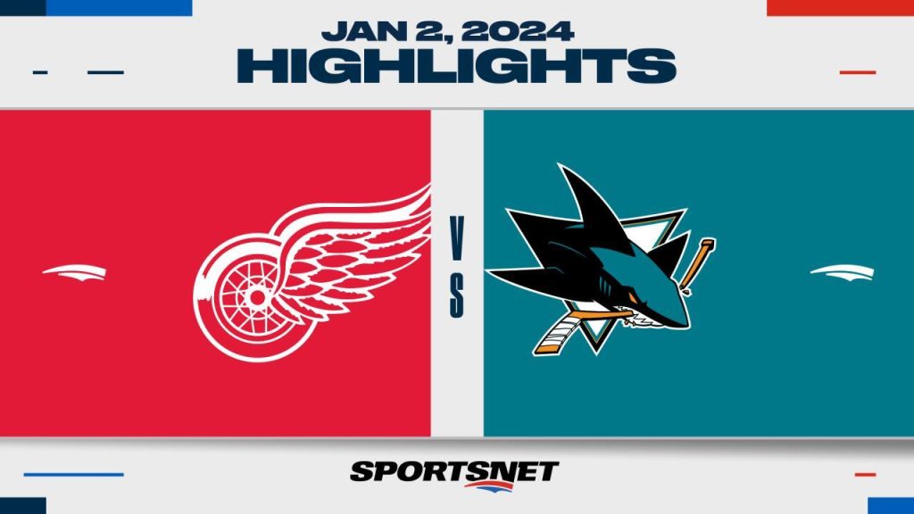 NHL Highlights: Red Wings 5, Sharks 3 - BVM Sports