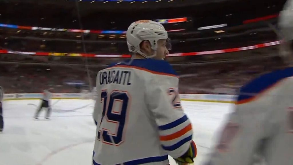 Oilers’ Draisaitl Takes Feed From McLeod In Tight To Score Tying Goal ...