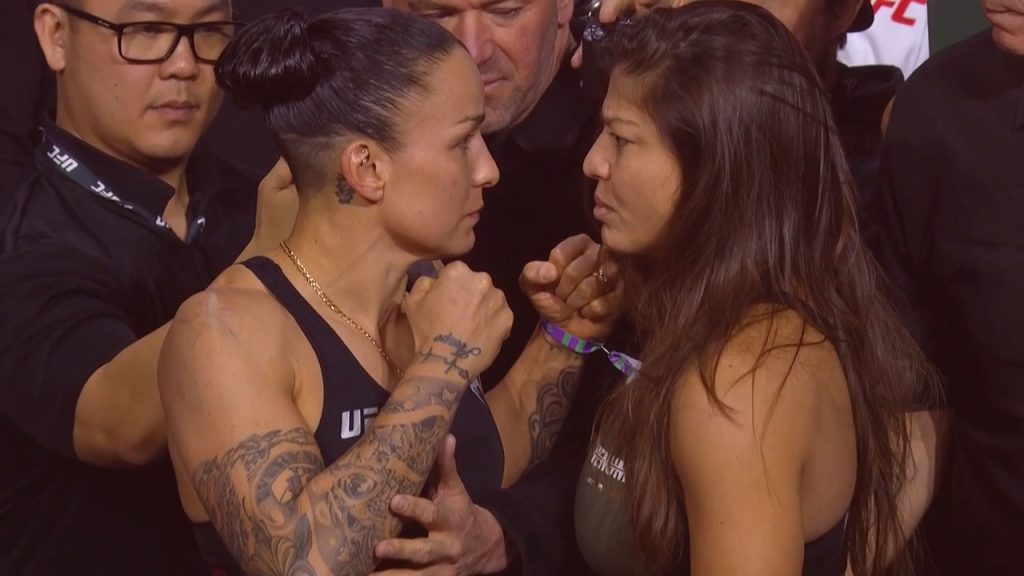 UFC 297 video: Raquel Pennington, Mayra Bueno Silva make weight