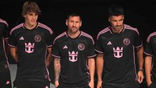 Lionel Messi and Inter Miami show off new jersey, help christen a new ship