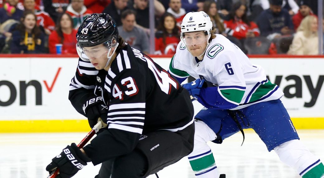 Canucks' Stars Shine In Road Victory Over Devils