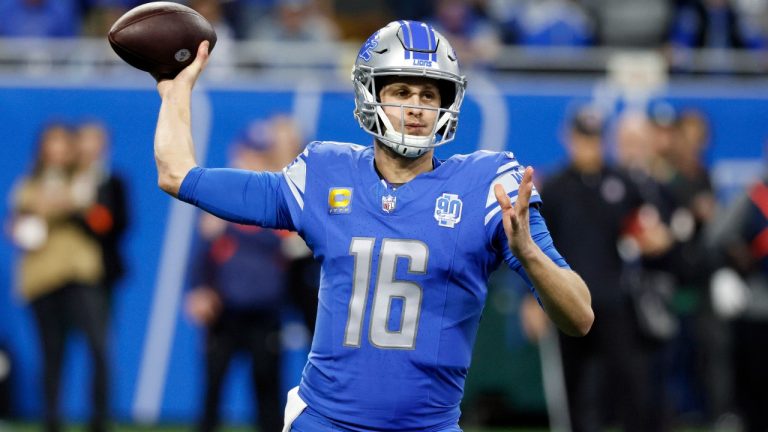 Detroit Lions quarterback Jared Goff. (Duane Burleson/AP)