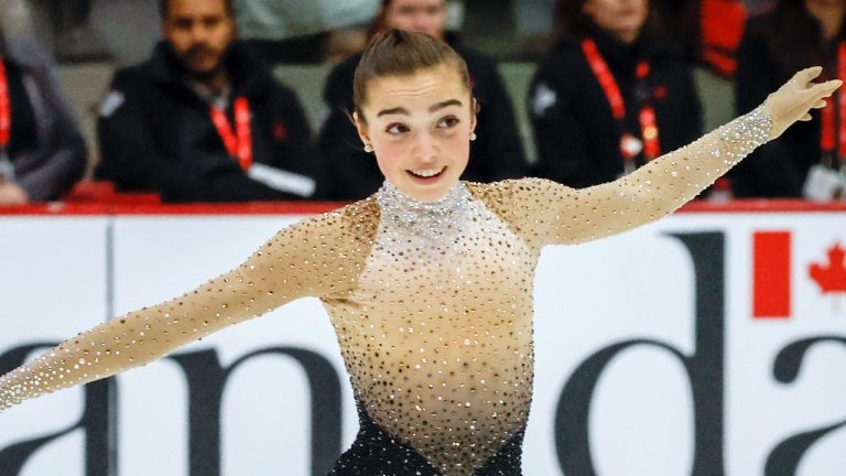 Kaiya Ruiter claimed the Canadian women's figure skating championship on Saturday. (CP/Jeff McIntosh)