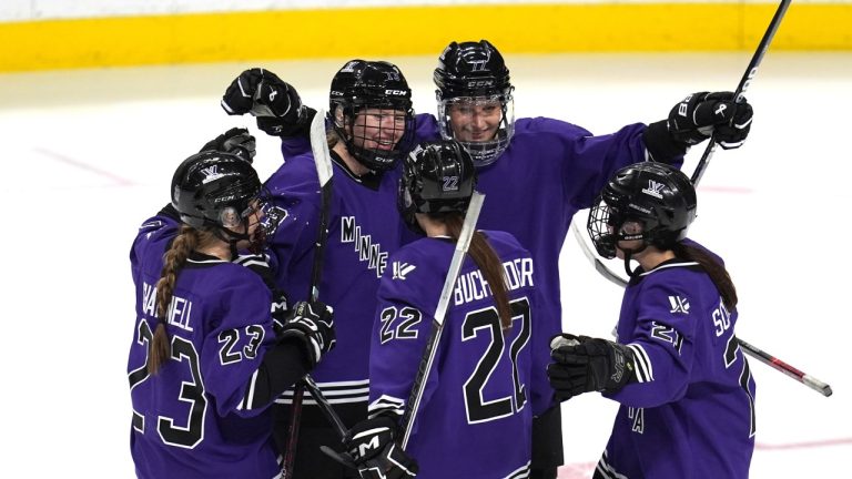 Klee landed in Minnesota shortly after Christmas to take over coaching the newly launched PWHL franchise. (AP/Abbie Parr, File)