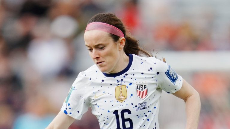 NWSL champion Gotham FC has signed U.S. national team players and World Cup champions Rose Lavelle and Emily Sonnett. (AP/Abbie Parr)