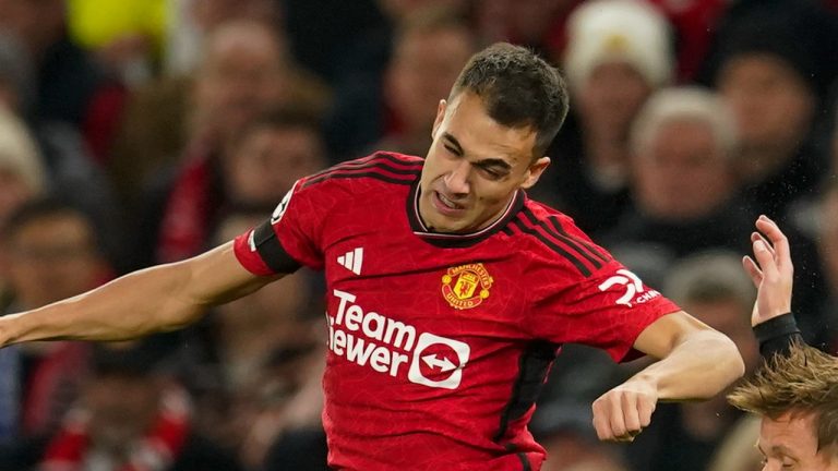 Sergio Reguilon, previously on loan to United, has been sent to Brentford on loan.(AP/Dave Thompson)