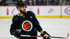 Kylington&#8217;s first Flames practice in 19 months makes for emotional day in Calgary