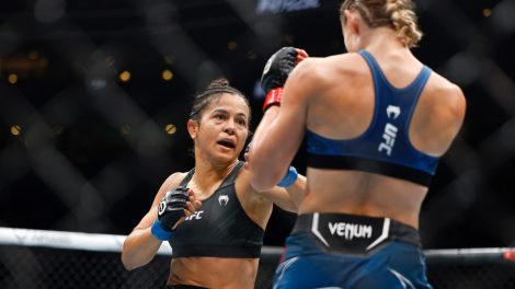 Natalia-Silva-pursues-Andrea-Lee-during-a-UFC-292-mixed-martial-arts-fight